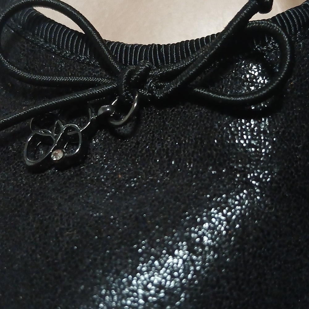 Jessica Simpson Black Ballet Flats with Bow - Picture 4 of 4